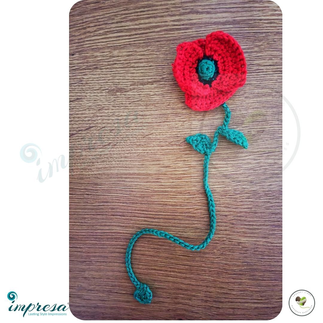 Crochet Flower Bookmarks